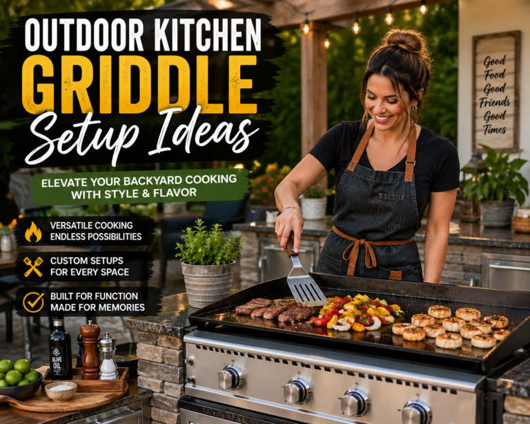 Outdoor Kitchen Griddle Setup Ideas Backyard