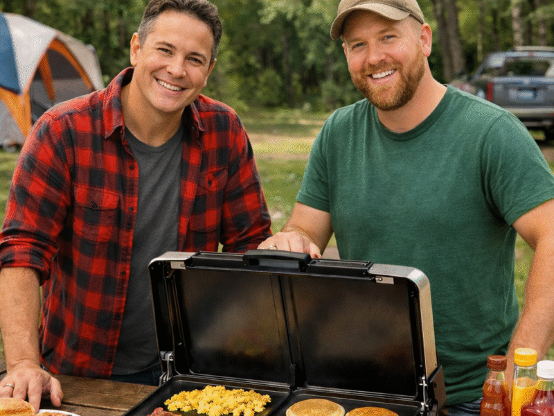 Folding Griddle – The Best Portable Flat Top for Camping and Tailgating