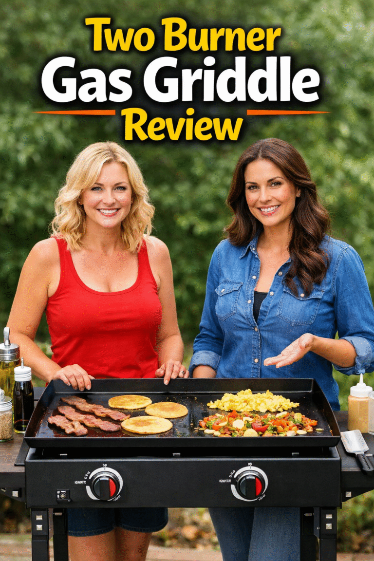 Two Burner Gas Griddle