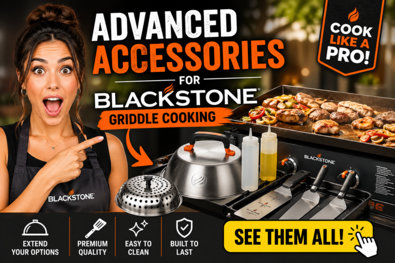 advanced accessories for Blackstone griddle cooking