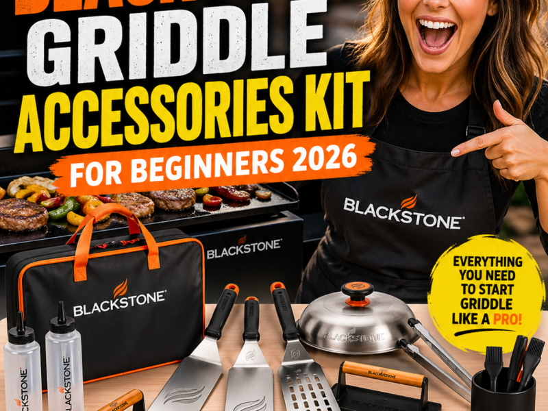 Best Blackstone Griddle Accessories Kit for Beginners 2026 – Must-Have Tools to Start Cooking Right