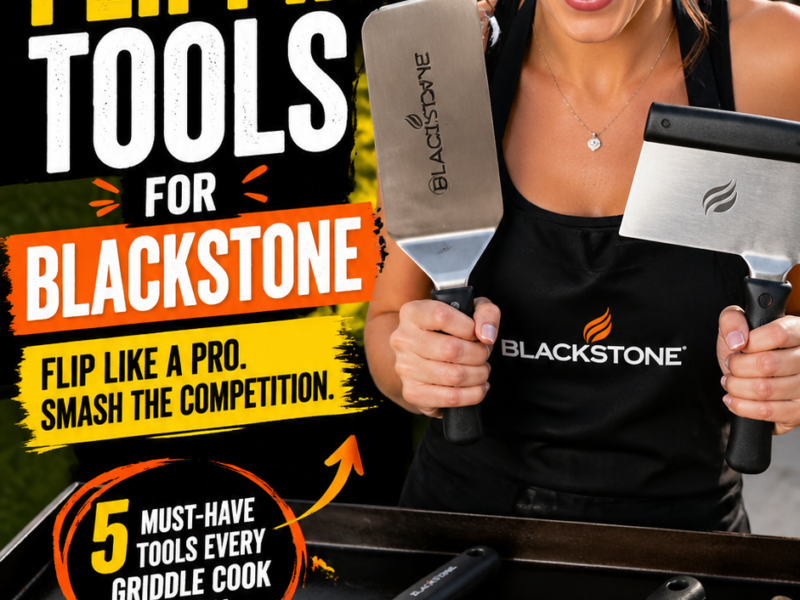 Best Burger Flipping Tools for Blackstone Griddle – Get Perfect Flips Every Time