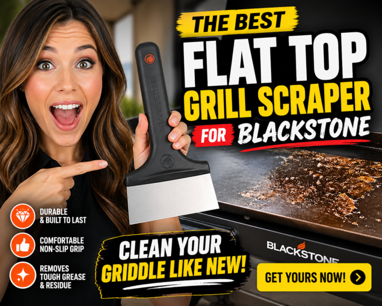 best flat top grill scraper for Blackstone cleaning