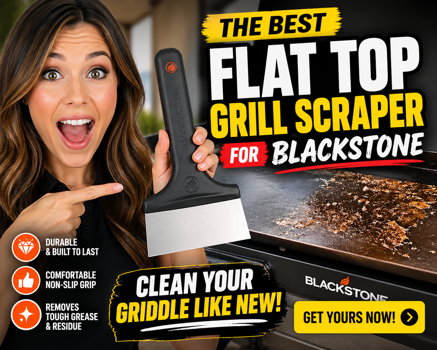You are currently viewing Best Flat Top Grill Scraper for Blackstone Cleaning – Keep Your Griddle Smooth and Spotless