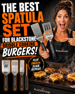 Best Spatula Set for Blackstone Griddle Cooking Burgers – Flip Like a Pro Every Time