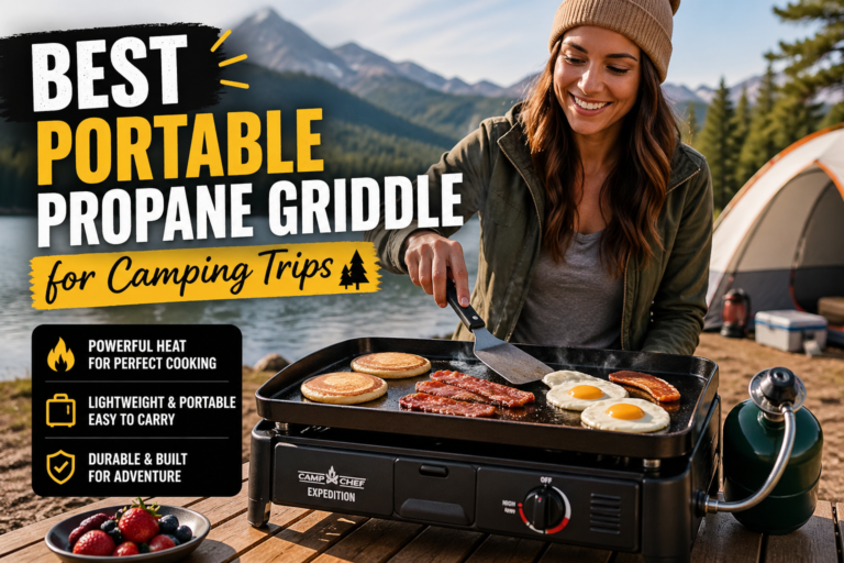Best Portable Propane Griddle for Camping Trips – Easy Outdoor Cooking Anywhere You Go