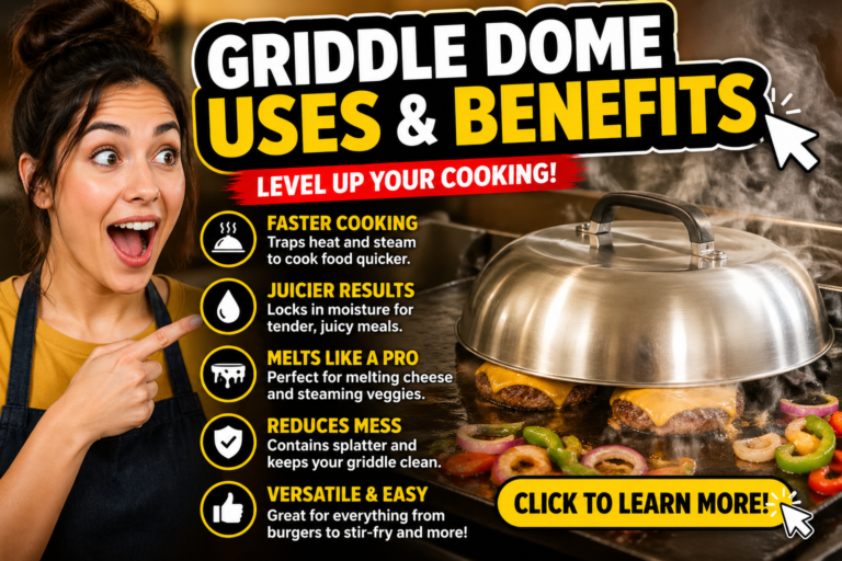 griddle dome uses and benefits for cooking