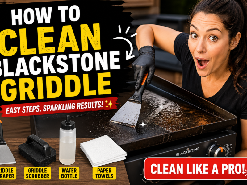 How to Clean Blackstone Griddle Using Cleaning Tools – Step-by-Step Guide for a Perfect Surface