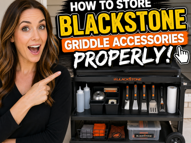 How to Store Blackstone Griddle Accessories Properly – Keep Your Tools Clean, Safe, and Organized