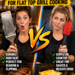 Metal vs Silicone Spatula for Flat Top Grill Cooking – Which One Should You Use?