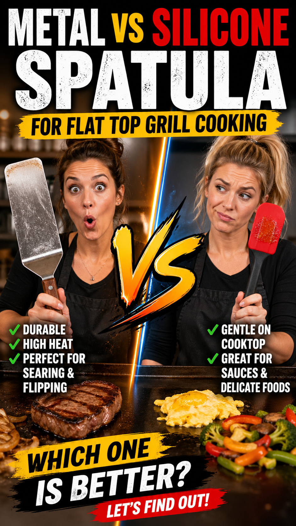 You are currently viewing Metal vs Silicone Spatula for Flat Top Grill Cooking – Which One Should You Use?