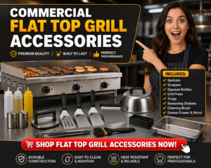 must have accessories for commercial flat top grill
