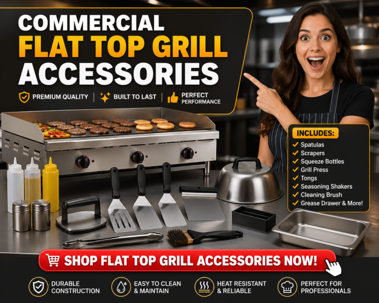 must have accessories for commercial flat top grill
