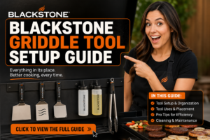 professional Blackstone griddle tool setup guide