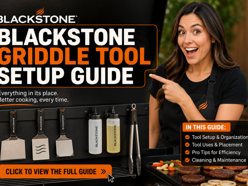 Professional Blackstone Griddle Tool Setup Guide – Build the Perfect Cooking Station Like a Pro