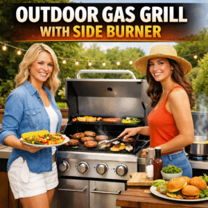 Read more about the article Outdoor Gas Grill with Side Burner – Is It Worth the Extra Burner?
