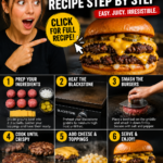 Blackstone Smash Burgers Recipe Step by Step – Crispy Edges & Juicy Inside (2026)