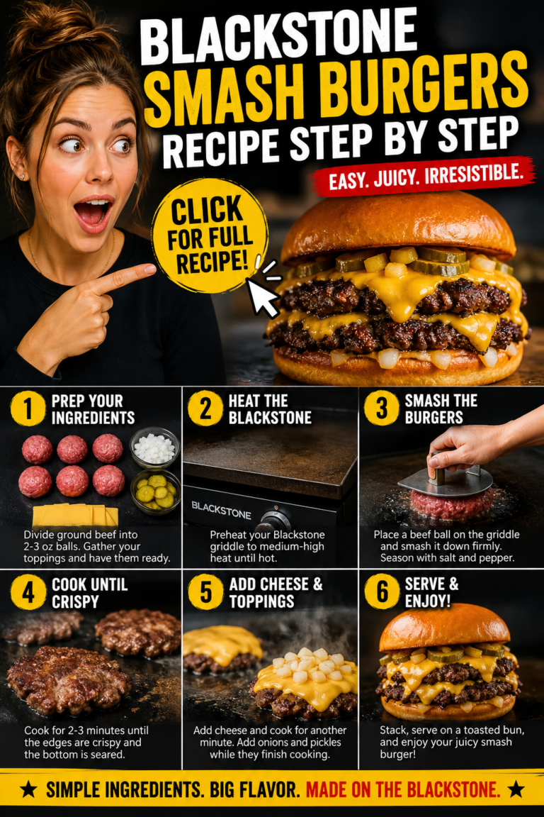 Blackstone Smash Burgers Recipe Step by Step