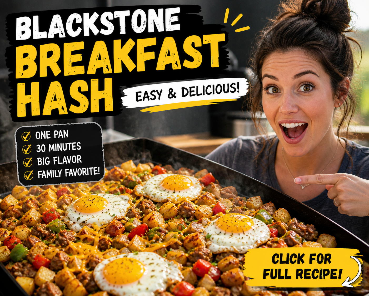 You are currently viewing Blackstone Breakfast Hash Recipe Easy – Crispy, Flavorful & Perfect for Beginners (2026)
