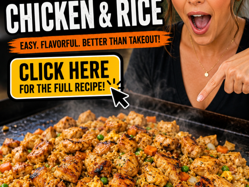 Blackstone Hibachi Chicken and Rice Recipe – Easy Restaurant Style Dinner