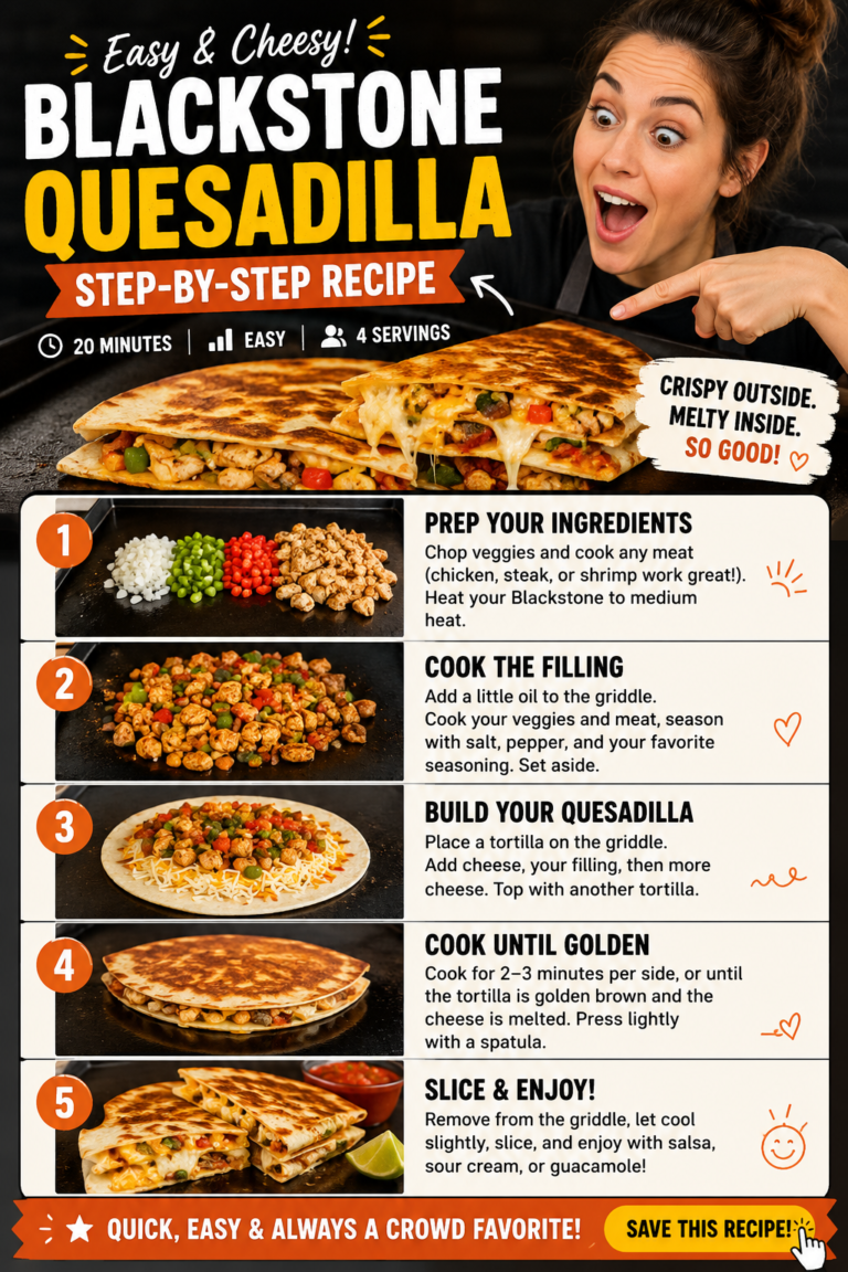Blackstone quesadilla recipe step by step