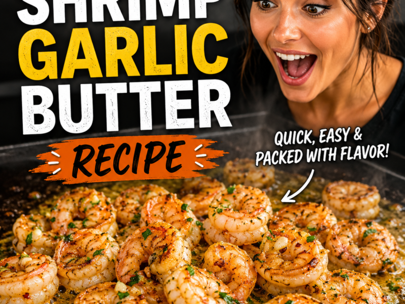Blackstone Shrimp Garlic Butter Recipe – Juicy, Buttery & Ready in Minutes