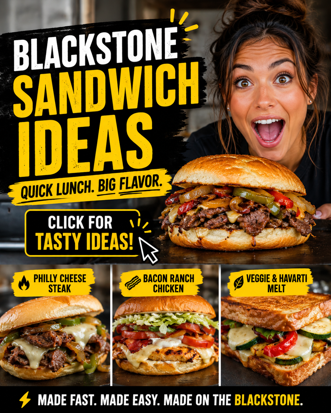 You are currently viewing Blackstone Sandwich Ideas Quick Lunch – Fast, Crispy & Delicious Griddle Meals (2026)