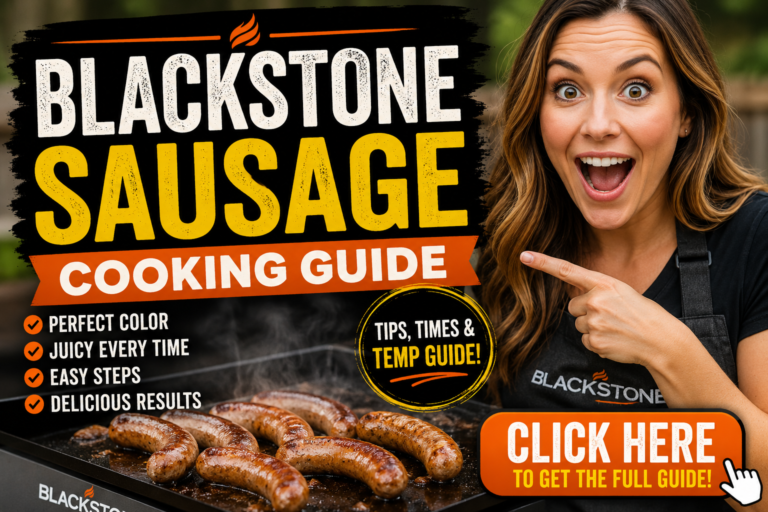 Blackstone sausage cooking guide
