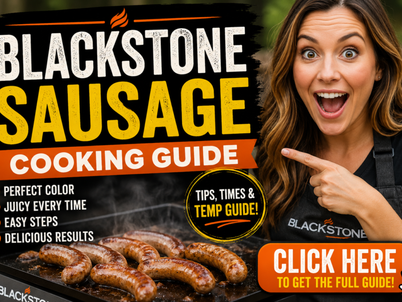 Blackstone Sausage Cooking Guide – Easy Juicy Sausage Recipe for Beginners