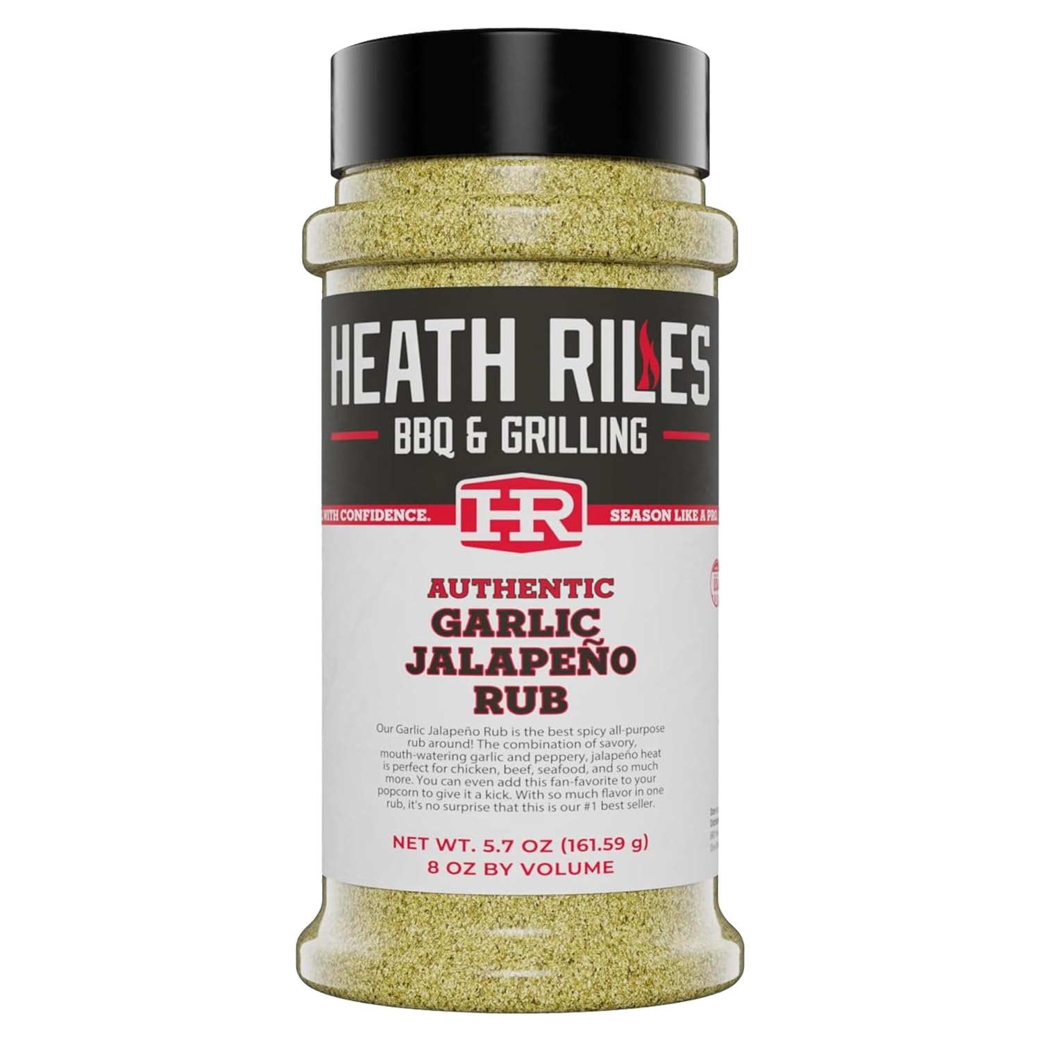 Blackstone Shrimp Garlic Butter Recipe – Juicy, Buttery & Ready in Minutes Heath Riles BBQ Rub - Garlic Jalapeño Seasoning, Champion Pitmaster Recipe, Legendary Rubs For Smoking & Grilling, 80+ BBQ Championships, 8 oz.