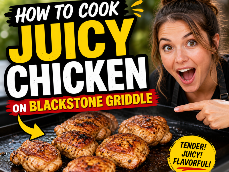 How to Cook Juicy Chicken on Blackstone Griddle – Easy Method for Perfect Results (2026)