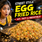 Street Style Egg Fried Rice on Griddle – Easy, Smoky & Better Than Takeout.